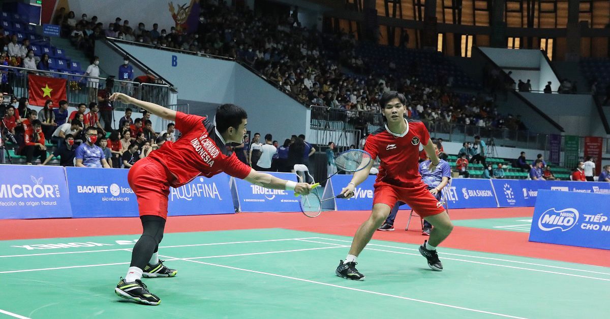 Leo Rolly Carnando/Daniel Marthin Bidik Laga Final SEA Games 2021
