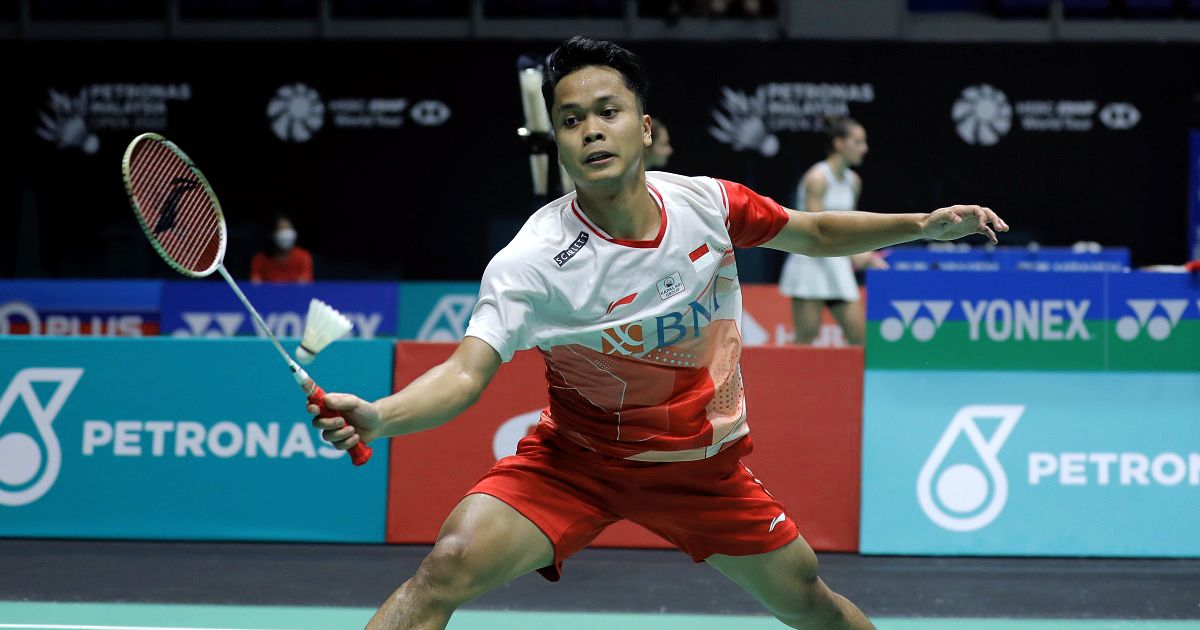 Malaysia Open 2022 : Ginting Dan Jonatan Kompak Menang
