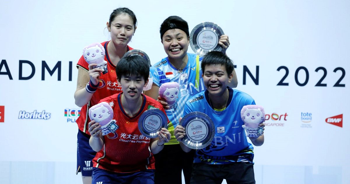 Apri/Fadia Juara Singapore Open 2022 Kalahkan Rasa Sakit