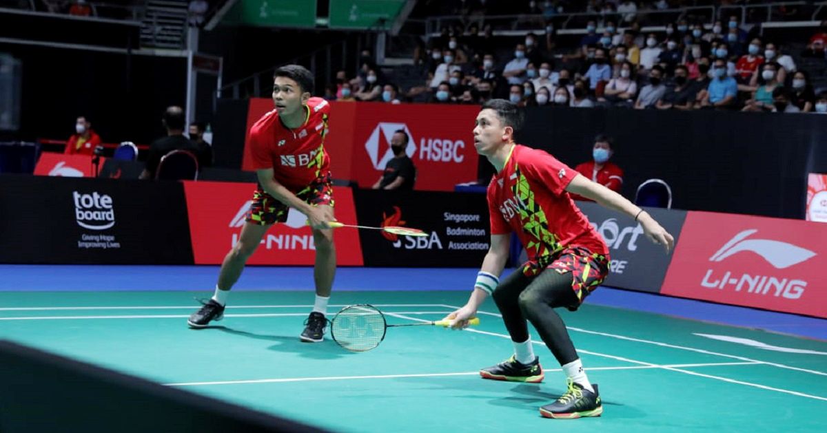 Singapore Open 2022 : Fajar/Rian Belum Terbendung