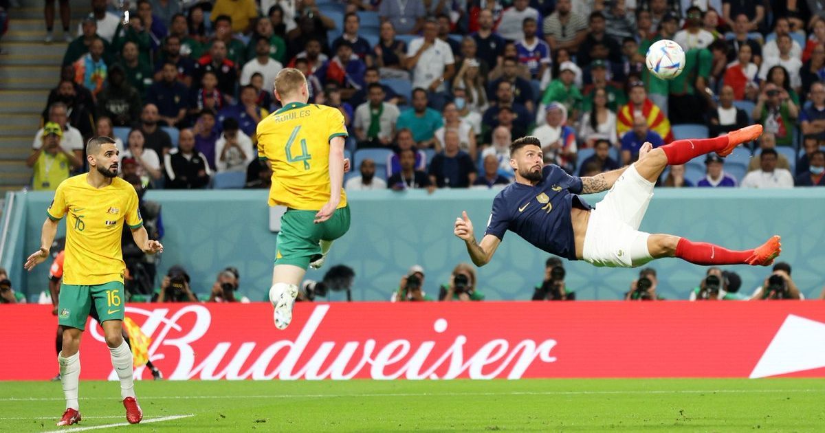 Prancis Pesta Gol, Gasak Australia 4-1