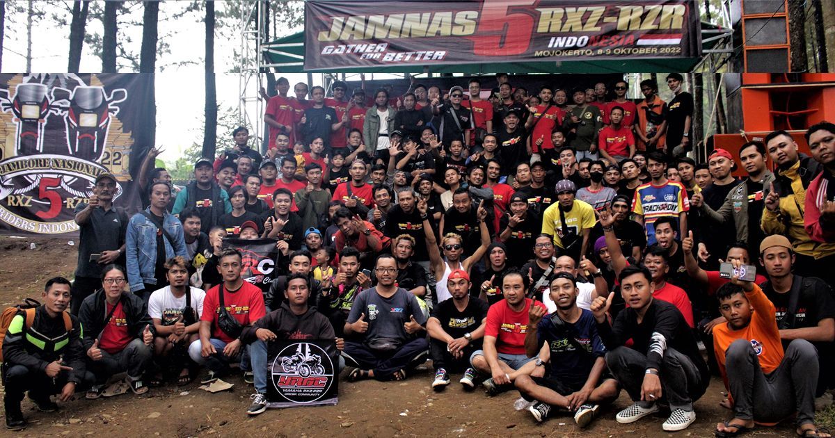 Jamnas ke 5 RXZ-RZR Indonesia di Mojokerto Jawa Timur yang unik, keren dan sukses!!