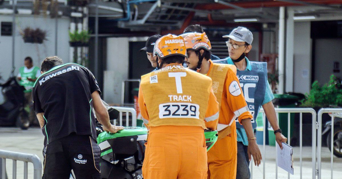 JPX Helm Official Marshal WSBK Mandalika 2022