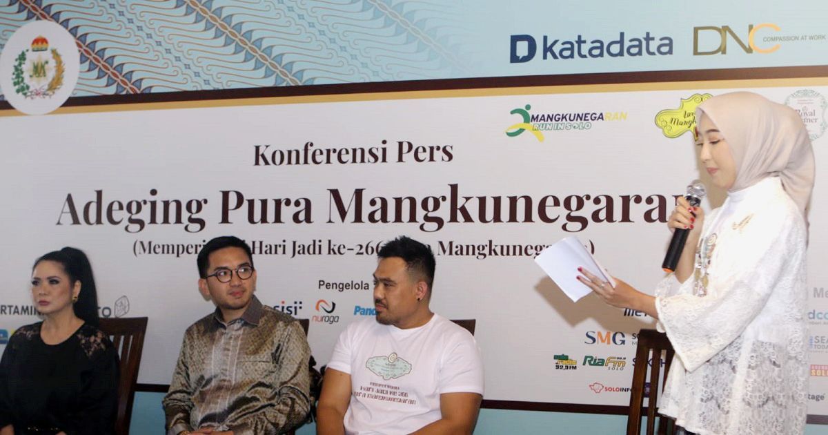 Laras Hati Mangkunegaran Meriahkan Adeging Pura Mangkunegaran Ke 266