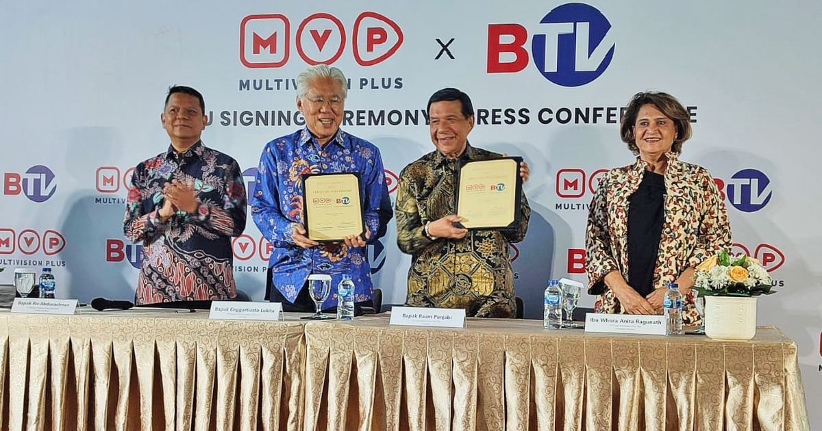 MVP Tandatangani MOU Bersama BTV, Raam Punjabi: Harus Bisa Jadi  Tontonan dan Tuntunan