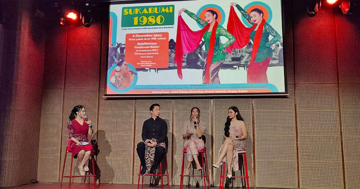 Pagelaran Seni Tradisi "Sukabumi 1980" Hadirkan Happy Salma dan Ariel Tatum