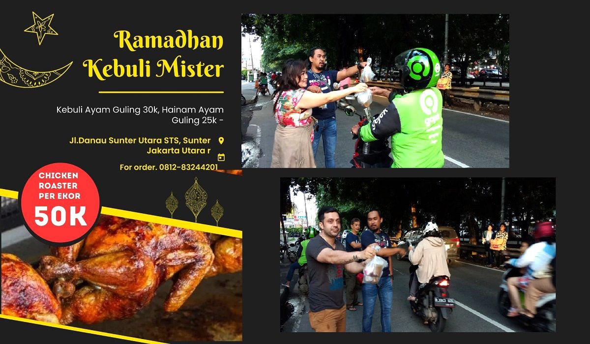 Kebuli Mister Bunda El Bersama Jurnalis Media Satu Warna Berbagi Takjil Dan Bingkisan