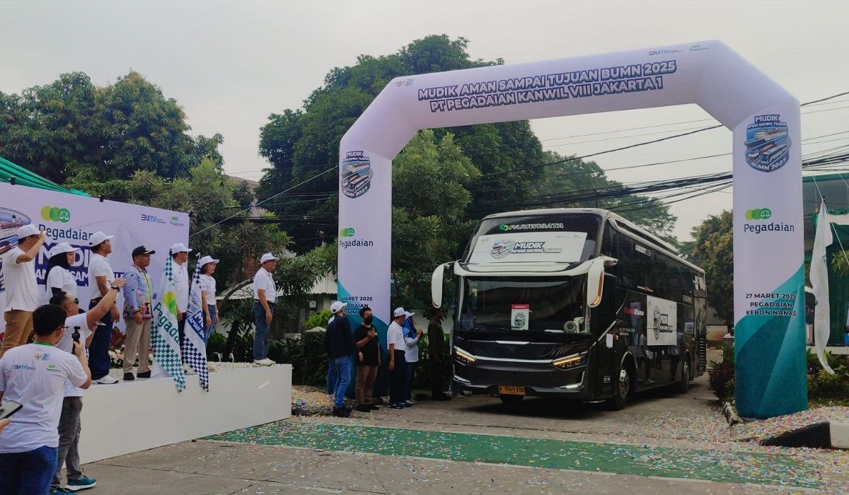 Ratusan Peserta Mudik Gratis Berangkat, 10 Bus Siap Antar Ke Kampung Halaman