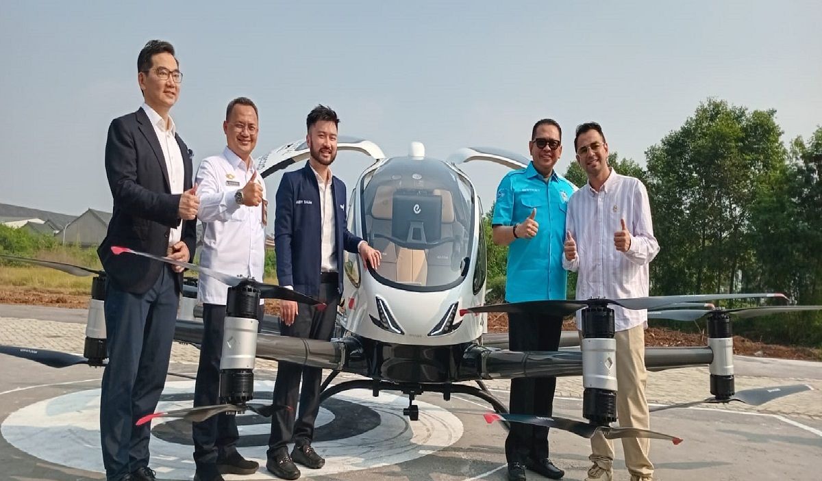 EH216-S Terbang di PIK 2, Era Taksi Terbang Otonom Dimulai di Indonesia