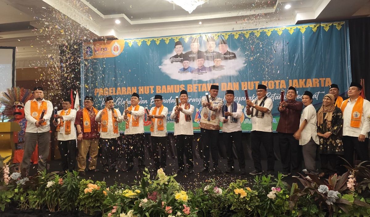 Bamus Betawi Rayakan HUT ke-43 Bersama HUT Kota Jakarta, Wujudkan Masyarakat Moderat di Kota Global