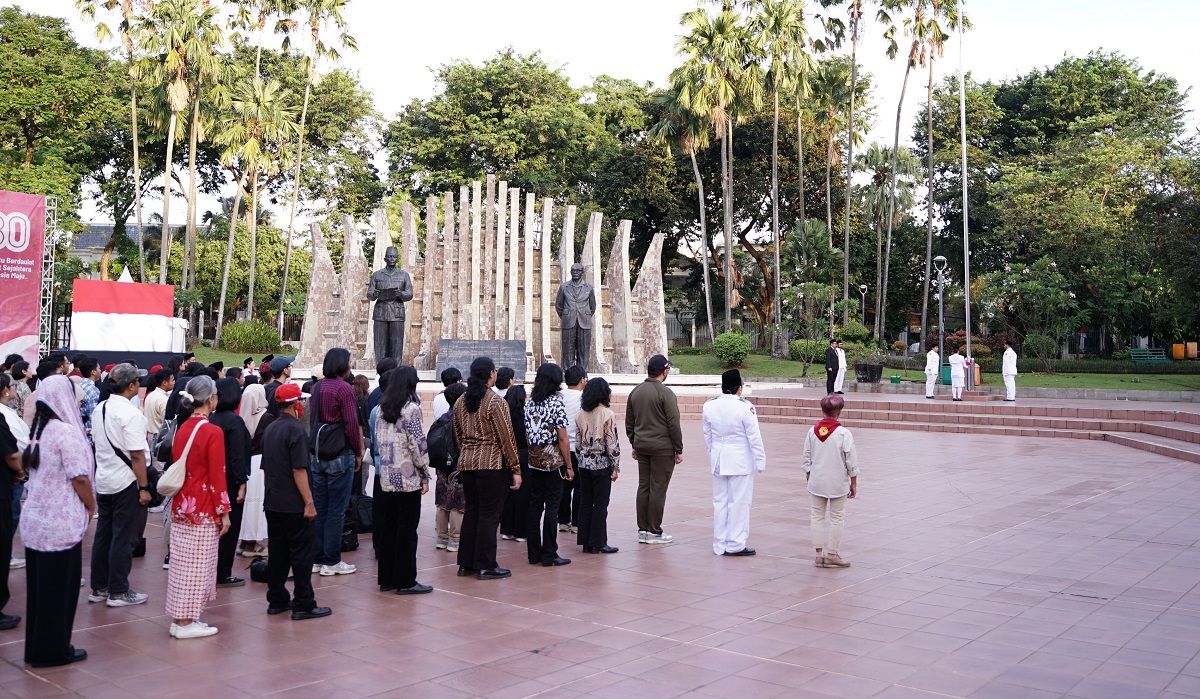 JICAF & AMLI Gelar “Titik Nol Bangsa” 80 Karya Ilustrasi Meriahkan HUT RI ke-80 di Tugu Proklamasi