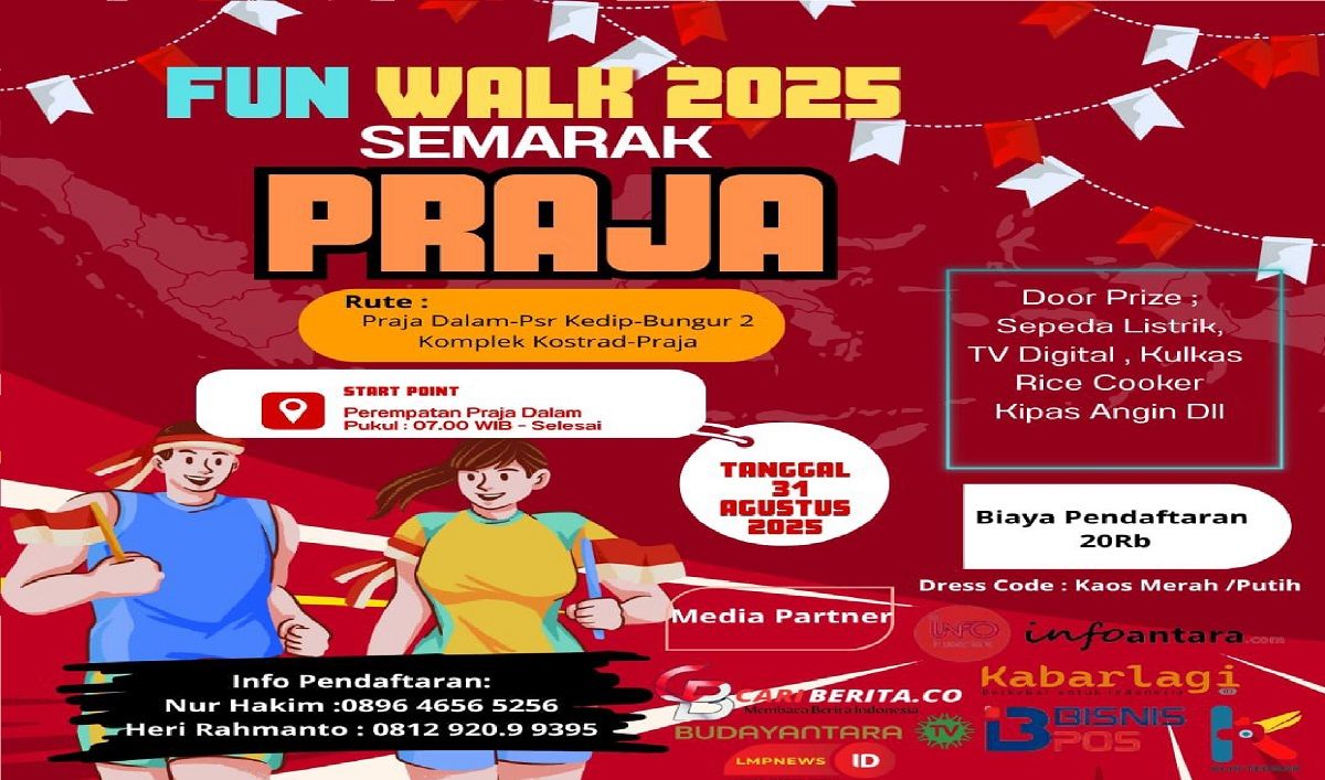 Jalan Santai Semarak Praja 2025, Olahraga & UMKM Warga