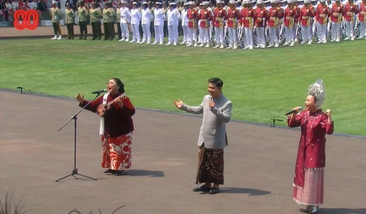 Musisi Indonesia Meriahkan HUT ke-80 RI di Istana Merdeka dengan Penampilan Spektakuler