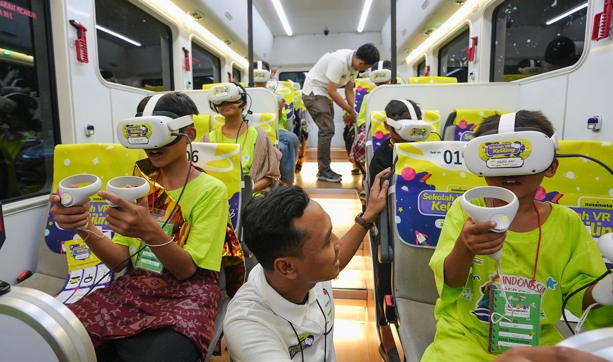 Nusameta Hadirkan Sekolah VR Keliling di Jambore Sahabat Anak 2025