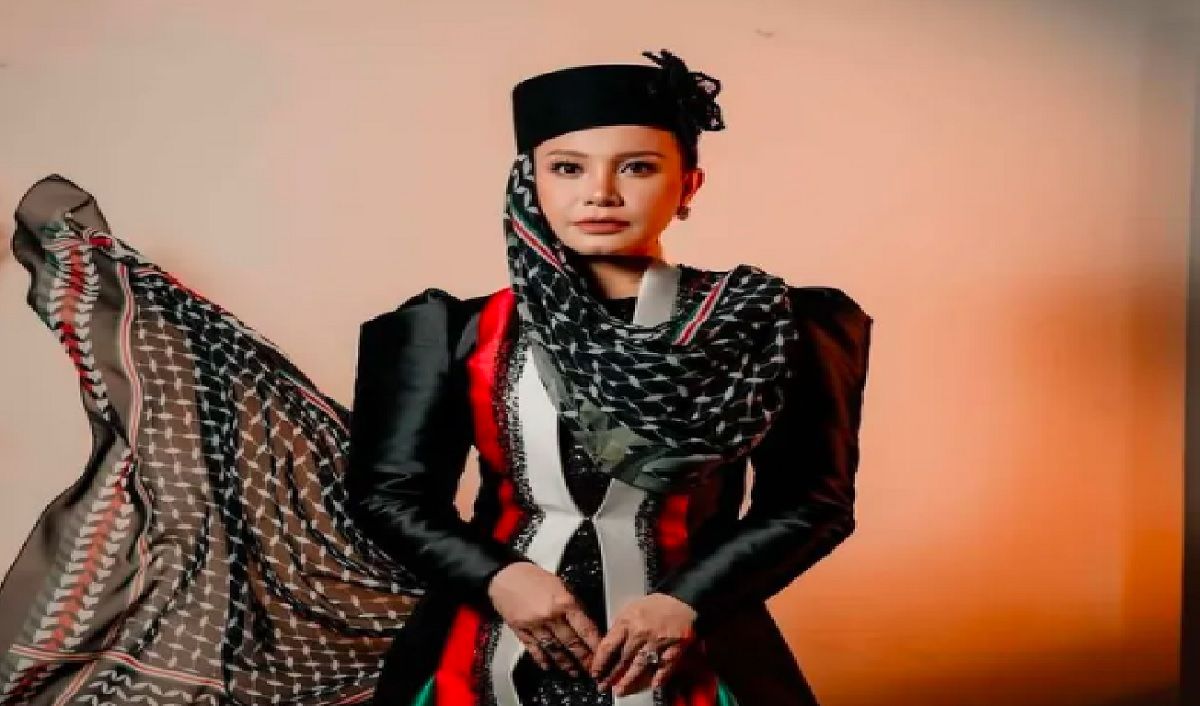 Rossa Kenakan Gaun Bendera Palestina, Ketika Mode Menjadi Bahasa Solidaritas