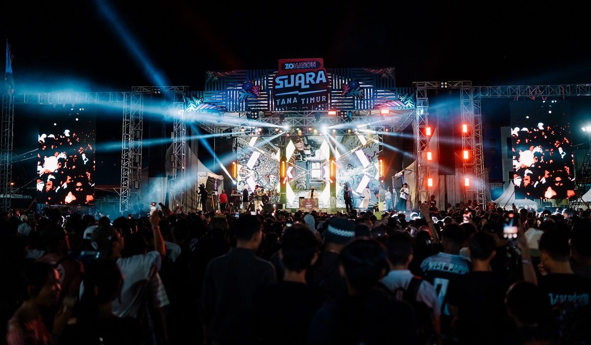 Dentum Hip-Hop Papua & Mural Linggues, Suara Tana Timur 2025 Guncang Jayapura