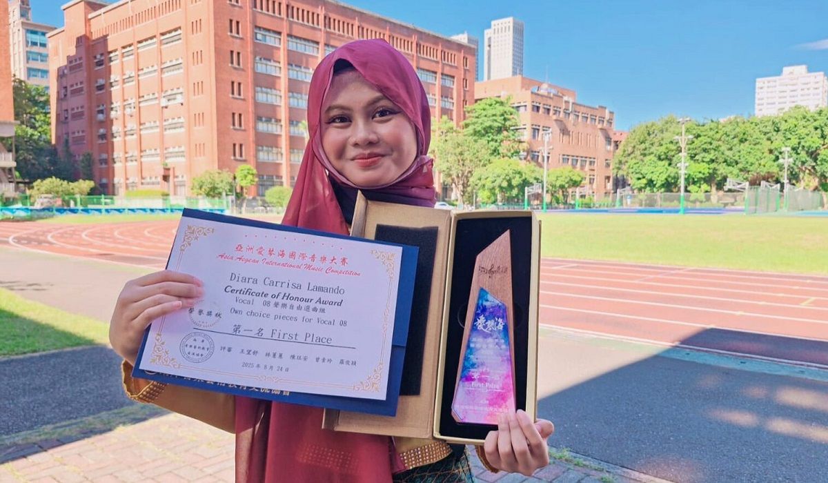 Diara Carrisa Lamando Juara 1 Aegan Music Competition 2025
