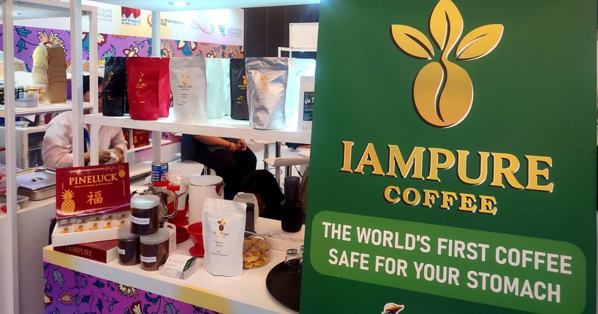 IAMPURE Coffee Hadir di Pangan Nusa 2025: Kopi Sehat Aman di Lambung dari PT Surya Indo Singa