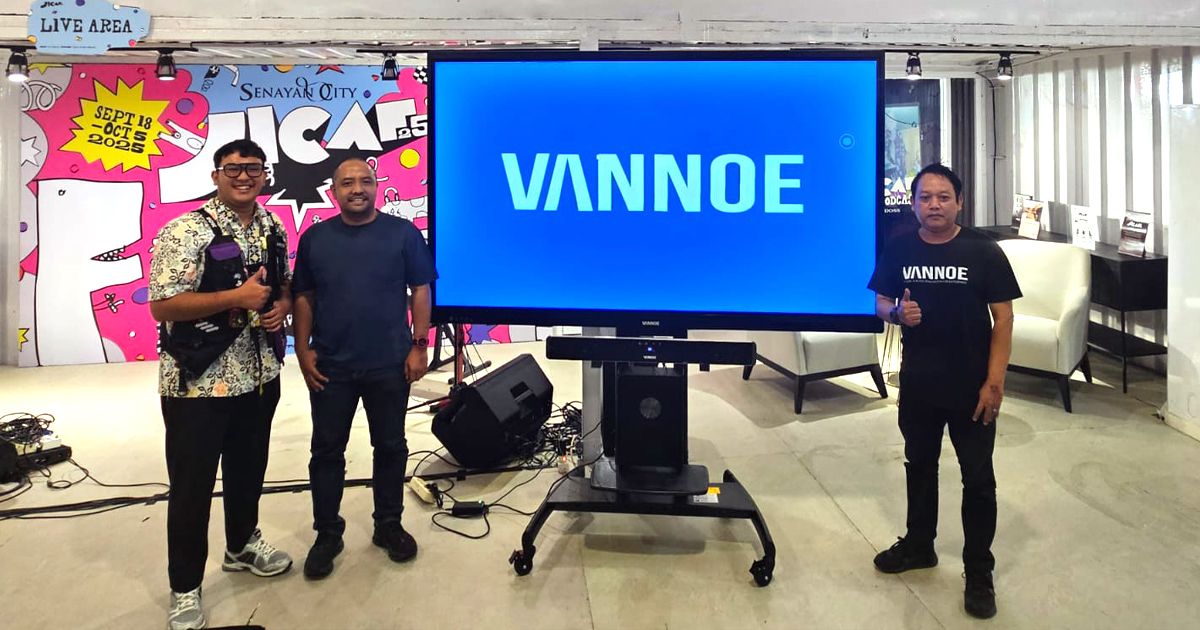 Interactive Flat Panel VANNOE, Layar Sentuh Pintar Pertama di Asia Tenggara Resmi Diluncurkan