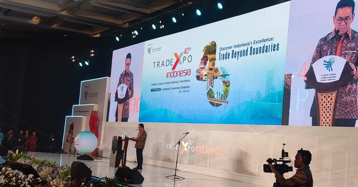 Trade Expo Indonesia 2025 Resmi Dibuka, 1.619 Perusahaan dan 8.045 Buyer Hadir di ICE BSD
