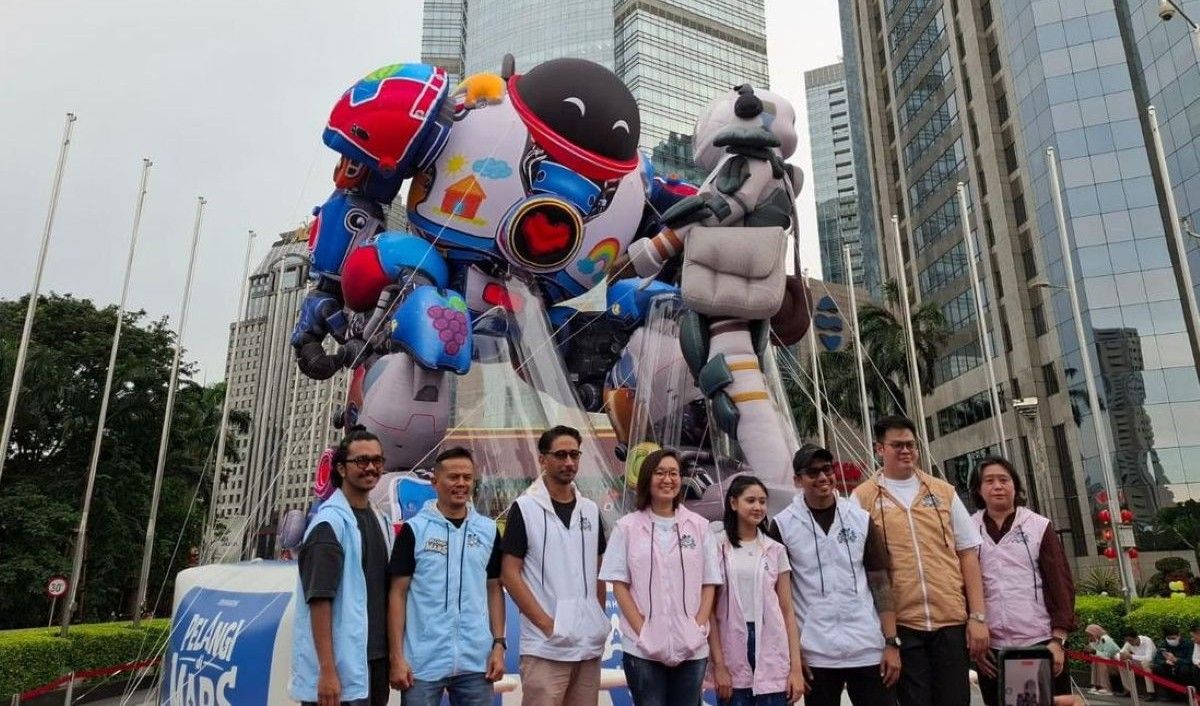 Promosi Unik Pelangi di Mars, Balon Raksasa di SCBD