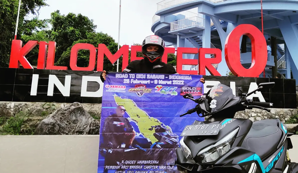 Bro KINOY YRFI Bangka Belitung Solo Touring ke KM 0 - Sabang